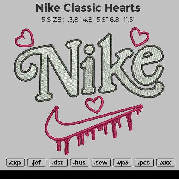 Nike Classic Hearts Embroidery