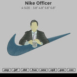 Nike Officer Embroidery