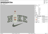 Nike Smirnoff Embroidery File 6 sizes