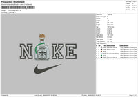 nike tequila Embroidery