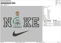 nike tequila Embroidery