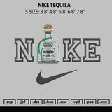 nike tequila Embroidery