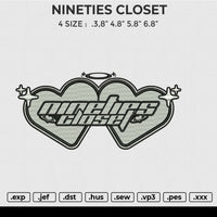 NINETIES CLOSET Embroidery