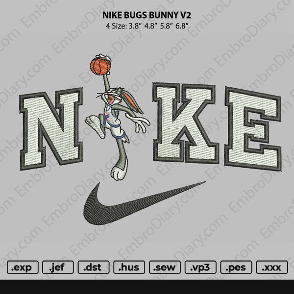 Nike Bugs Bunny v2 Embroidery