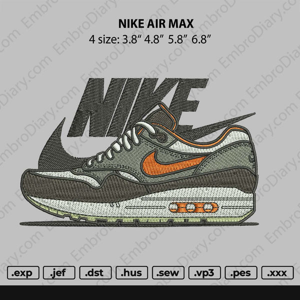 Nike Air Max Embroidery