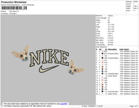 Nike Dogs Embroidery