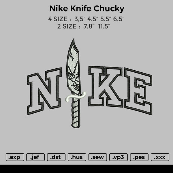 Nike Knife Chucky Embroidery