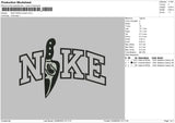Nike Knife Scream Embroidery