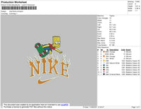 Nike Flame Bart Simpson