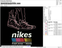 Nikes Frank Ocean Embroidery