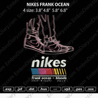 Nikes Frank Ocean Embroidery