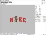 Nike Minnie Embroidery