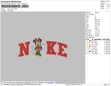 Nike Minnie Embroidery