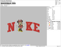 Nike Minnie Embroidery
