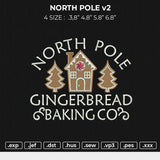 NORTH POLE v2 Embroidery