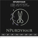 NPURDYHAIR Embroidery
