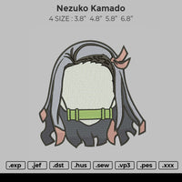 Nezuko Kamado Embroidery