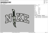 Nike Knife Embroidery