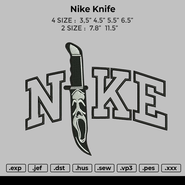 Nike Knife Embroidery