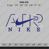 Nike Air Embroidery