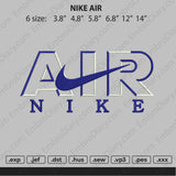 Nike Air Embroidery