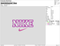 Nike Applique Embroidery