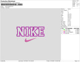 Nike Applique Embroidery