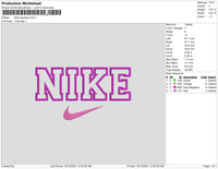 Nike Applique Embroidery