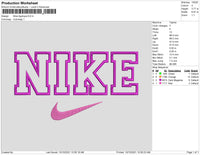 Nike Applique Embroidery