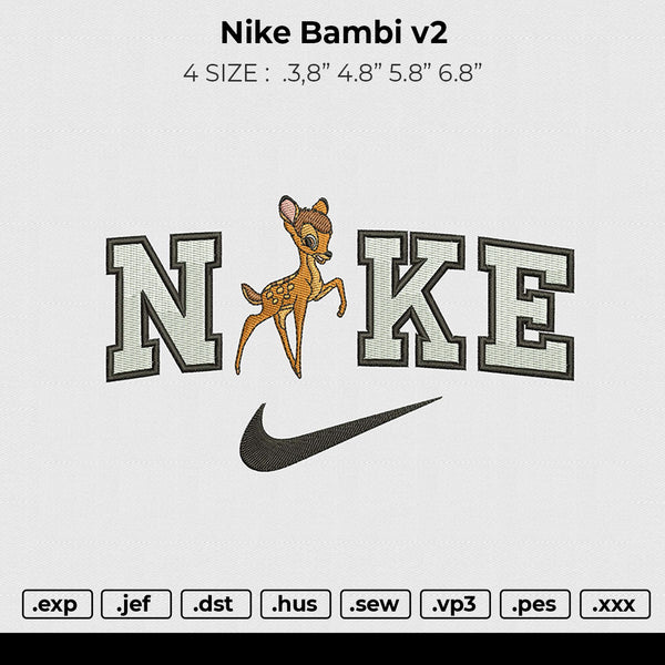 Nike Bambi v2 Embroidery