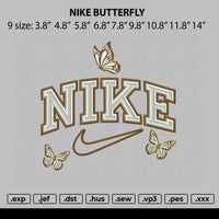 Nike Butterfly Embroidery