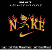 Nike Ember Embroidery File 6 sizes
