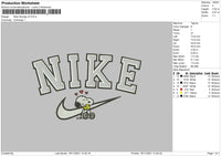 Nike Snoopy v2 Embroidery