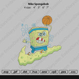 Nike Spongebob Embroidery
