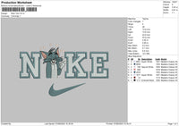 Nike Tom v2  Embroidery File 6 sizes