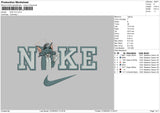 Nike Tom v2  Embroidery File 6 sizes