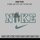 Nike Tom v2  Embroidery File 6 sizes