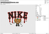Nike Badbunny Halloween Embroidery