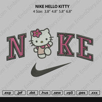 Nike Hellokitty Embroidery