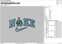 Nike Justin Bieber Embroidery
