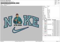Nike Justin Bieber Embroidery