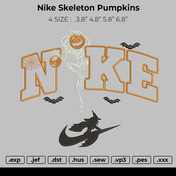 Nike Skeleton Pumpkins