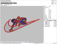 Nike Spiderman Embroidery