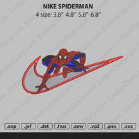 Nike Spiderman Embroidery