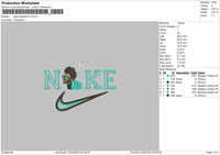 Nike Weekend v2 Embroidery File 6 sizes