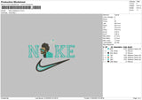 Nike Weekend v2 Embroidery File 6 sizes