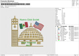 Nuevo Club Social Embroidery