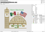 Nuevo Club Social Embroidery