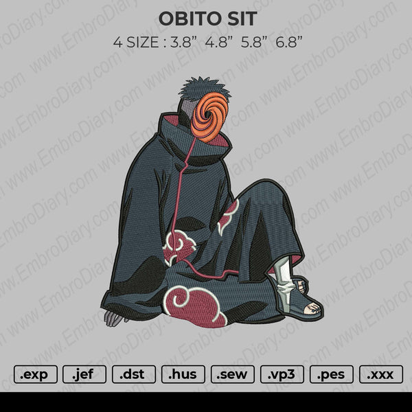 Obito Sit Embroidery