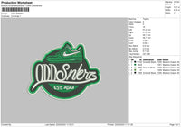 Odd Snkrs Embroidery File 6 sizes